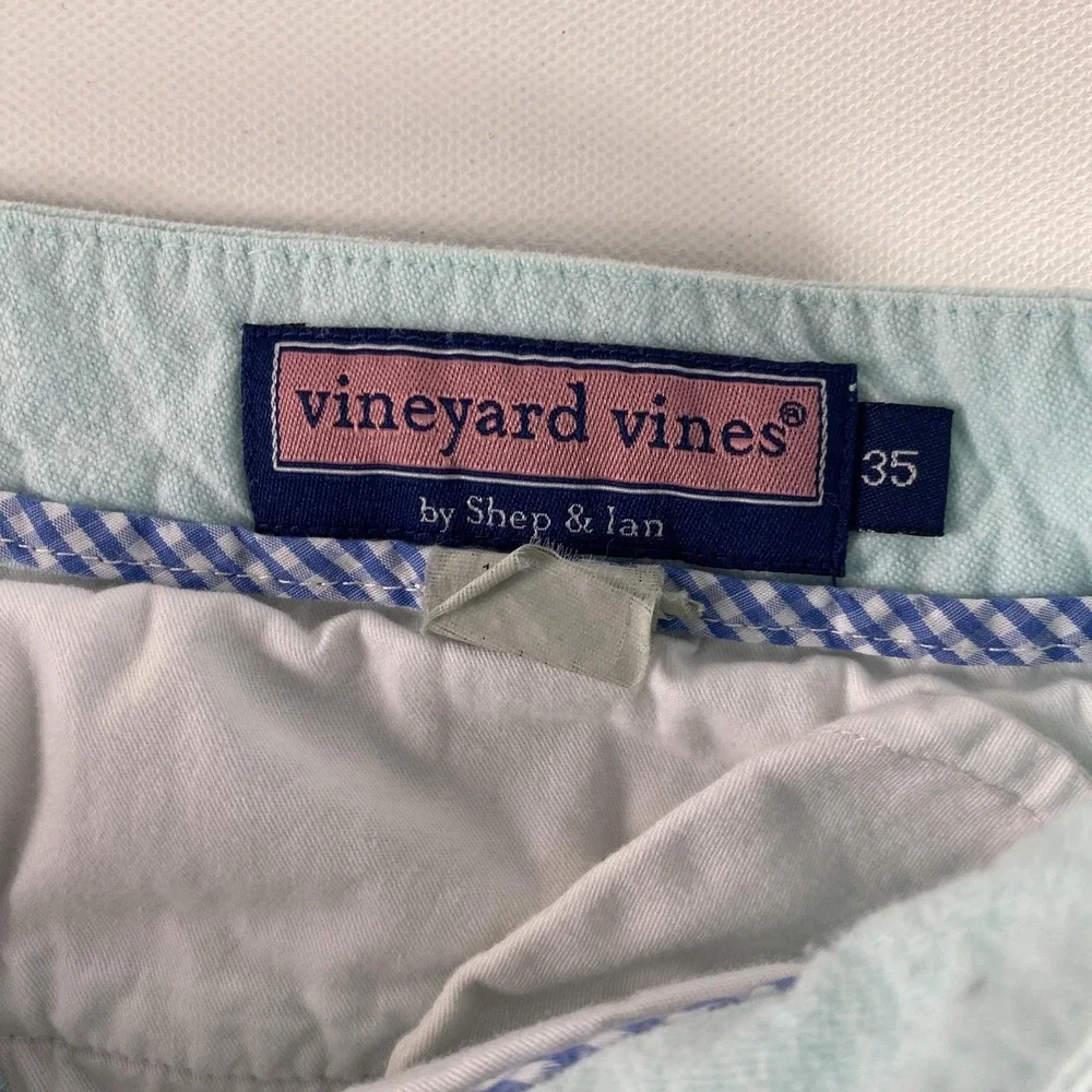 Vineyard Vines Shorts Mens 35 Blue Classic Chino Lightweight 8